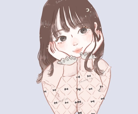 しっかりタッチの似顔絵イラスト描きます 絵本のような風合いです！アイコン,贈り物にも♡商用利用も可！ イメージ2