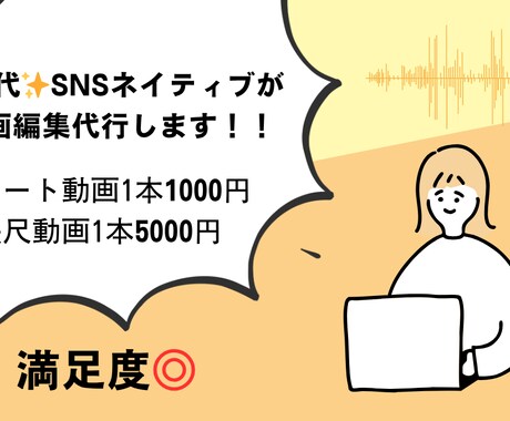 経験豊富な編集者が高クオリティの動画納品します Z世代・SNSネイティブの私が動画編集を担当します！満足度高 イメージ1