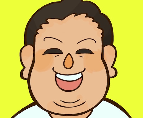 似顔絵アイコン◆あなたをゆるキャラ風に変身させます 商用利用OK◆修正回数無制限◆デフォルメ イメージ2