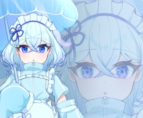 アイコン、立ち絵等のイラストを制作いたします 【特別価格提供中】綺麗で可愛いイラストをSNS等に！ イメージ1