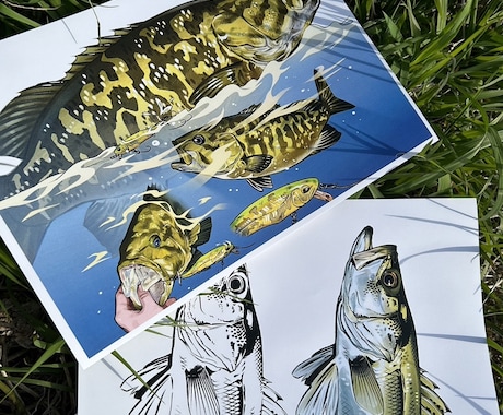 お魚のイラスト描きます イメージ1