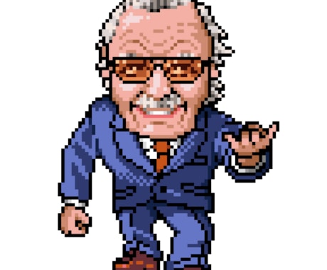 ドット絵でSNS用のアイコン作ります カードダスイラスト風のデフォルメ調です！(プラン②) イメージ2