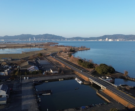 琵琶湖周辺をドローン空撮します ドローンで撮影したデータを提供します イメージ1