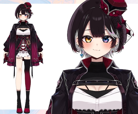 全行程おまかせ！ハイクオリティなモデルを制作します 【一貫制作】キャラデザからLive2Dまで、理想の姿を。 イメージ2