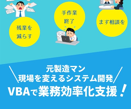 現場を変える！業務効率化Excelツール開発します 集計/転記/印刷/PDF/メール/製造業/宿泊業/医療/小売 イメージ1