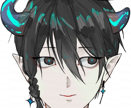 商用利用可　イラスト描きます サムネイルや歌ってみた用イラストや鑑賞用などに使えます。 イメージ1