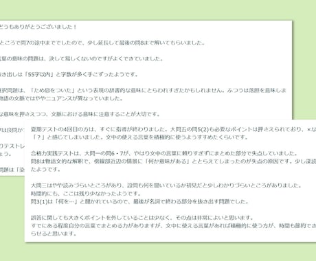 開成卒講師が私立中受験の国語をオンライン指導します 2025年度も合格者多数輩出！新規生募集につき初回30％オフ イメージ2