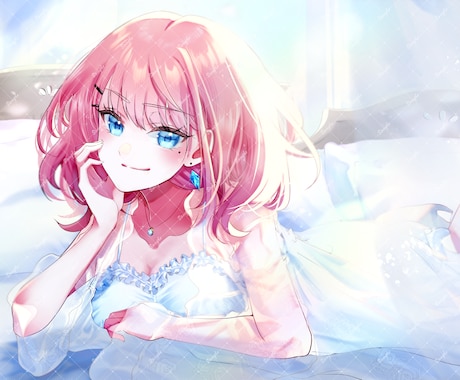 一枚絵、歌ってみたなどのイラストを制作します 現在はリテイク無制限中です！！ イメージ1
