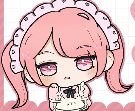 キラキラデフォルメイラスト（SD）描きます 唯一無二な可愛いSDを描かせて頂きます！ イメージ2