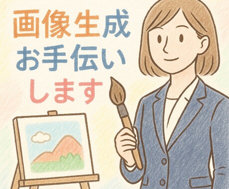 思い通りの絵を作るためのお手伝いをします 画像生成の調整サポート、プロンプトの作成アドバイス イメージ1