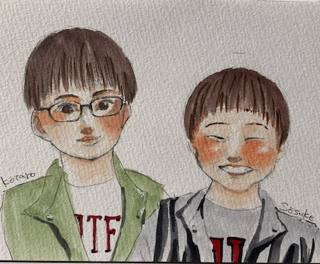 相手を笑顔にする似顔絵描きます イメージ1