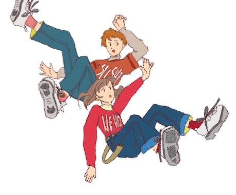 浮遊×人物⭐︎ポップで親しみあるイラスト描きます 挿絵・アイコン・プレゼントなどちょっぴり個性出したい方へ！ イメージ1