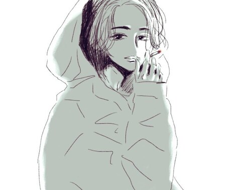 エモくて、夏っぽい似顔絵イラスト描きます 「夏に向けて、ご自身のアイコンを変えてみませんか?」 イメージ2