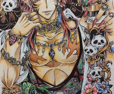 手描きで一枚絵書きます 一次創作、版権はガイドラインにのっ取り制作させて頂きます。 イメージ1