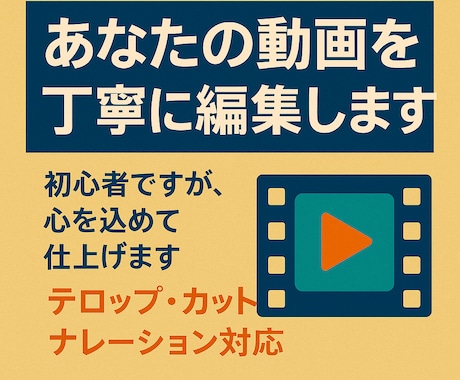 初心者でも丁寧にあなたの動画編集します 初心者だからこそ丁寧に寄り添う編集を イメージ1