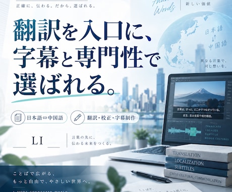 日本語⇔中国語の翻訳ます イメージ1