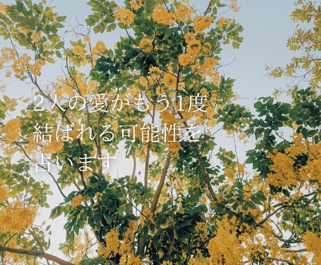 彼の本音と2人の未来を占います 進展のない関係はおわり。復縁・遠距離恋愛・復活愛 イメージ2
