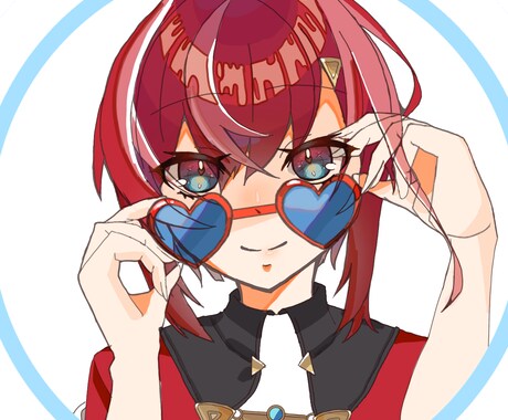 女の子キャラ限定のSNSアイコン描きます バストアップサイズのあざとかわいい女の子イラストの作成 イメージ2