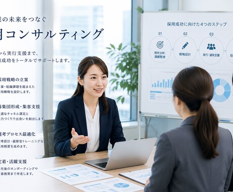 採用がうまくいかない原因を一緒に探します 経営者・人事担当者・起業家の方に向けた採用戦略の壁打ち相談 イメージ1