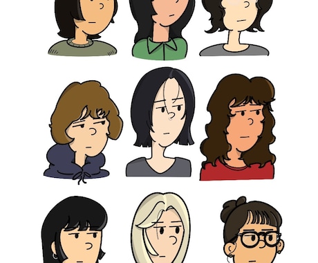 シンプル可愛い似顔絵描きます SNSアイコンや結婚式アイテム、プレゼント等にオススメです！ イメージ2