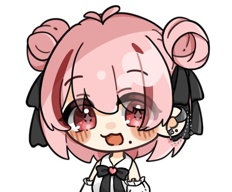 可愛い系！アイコンや立ち絵などのイラストを描きます ミニキャラから等身まであなたに可愛いを描きます イメージ2