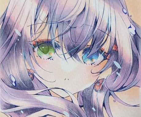 アナログでイラスト描きます フリルやレースなど可愛くメイク！ イメージ1