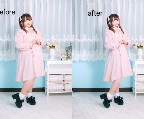別人級フェイス＆ボディ加工します あなたの“なりたい姿”を写真でつくります。SNS・宣材写真等 イメージ1