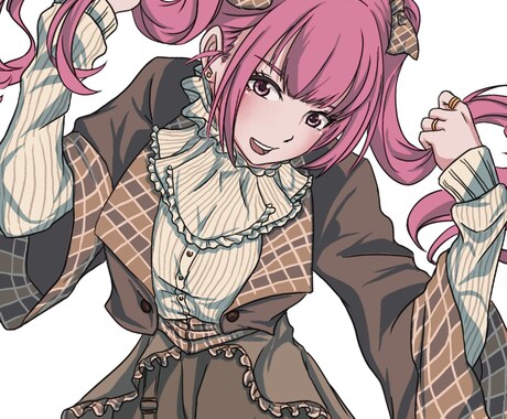 かわいい女の子のオリジナルイラストを作成します イメージ1