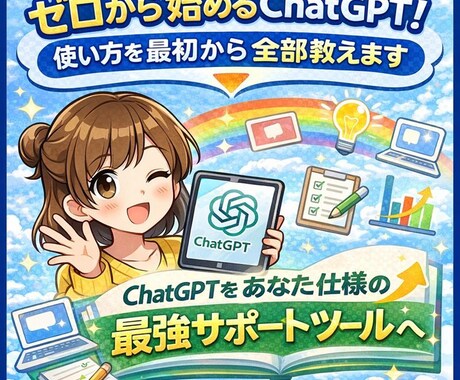 ゼロから始めるChatGPT！ゼロから全部教えます ChatGPTをあなた仕様の最強サポートツールへ イメージ1