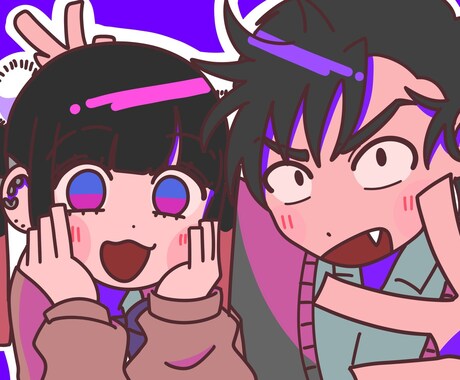 デフォルメキャラ描きます かわいいデフォルメ描きます⟡.·*. イメージ1