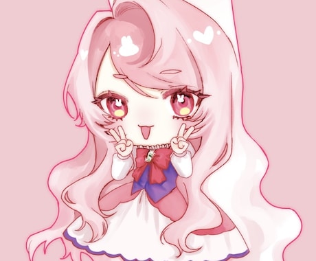 かわいいミニキャラ描きます 商用利用〇アイコン・グッツなど！ イメージ1