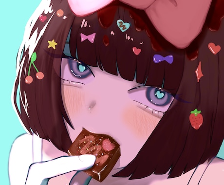 希望通りのイラスト描きます 得意なのは厚塗りなので絵の存在感があります イメージ2