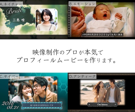 映像制作のプロが本気でPFムービーを作ります 追加料金一切なし！2月限定(29,000円⇨19,000円) イメージ1