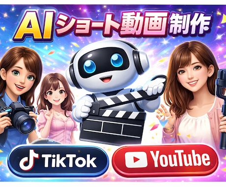 SNS用!バズるショートAI動画を制作します 商用利用可能のSNSに適したショート動画を制作します イメージ1