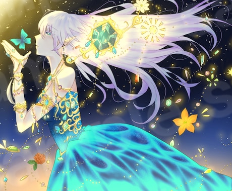 エモい！かわいい！な女の子のイラスト描きます SNSアイコン、一枚絵に！繊細なイラストも制作可能。 イメージ1
