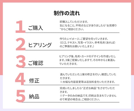 シンプルおしゃれなオリジナル名刺・カード作成します 起業・開業など、これから名刺・ショップカードが必要な方へ イメージ2