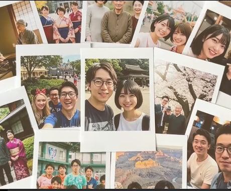ゲストへのギフトも兼ねた結婚式のEDを作ります 出席者の写真で感謝を伝えるED。写真はメッセージカードに！ イメージ1