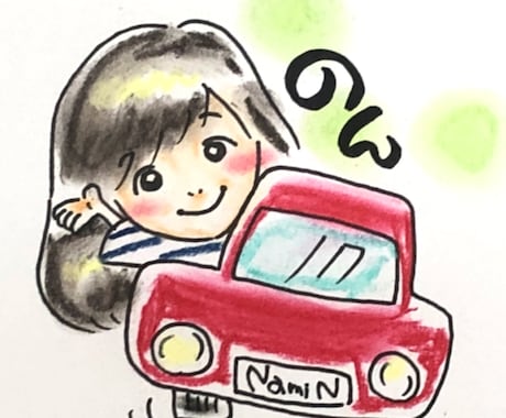 あったかいシンプルな似顔絵描きます アイコン画や名刺の挿絵などに♬似顔絵師してます！ イメージ1