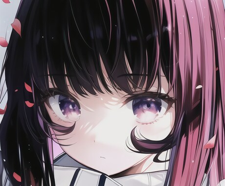 漫画風、アニメ風、病み系、ちびキャラ対応します アイコン、イラスト作成いたします。24時間以内に返信します！ イメージ1