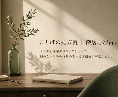 深層心理占いで気になるあの人の本音を解剖します ⁠掴めないあの人の本音を紐解く、秘密の対人関係処方箋⁠ イメージ2