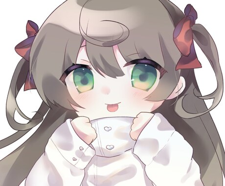 かわいい萌え絵がお好きな方へおすすめできます あなただけのかわいいSNS用アイコン作成します！ イメージ1