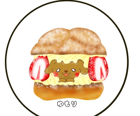 ぽころん×食べ物で特別な名前アイコンつくります 世界にひとつ！今日は何の日から生まれたぽころんアイコン イメージ2