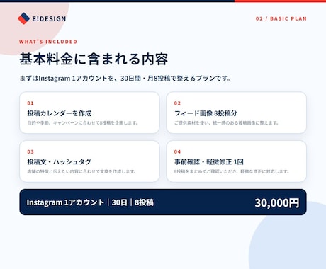 Instagram中心にSNS月8投稿を運用します Threads・X・TikTokにも追加展開できます イメージ2