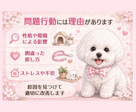 子犬のしつけ・噛み癖・トイレの悩みアドバイスします あなたと愛犬に合った“無理しないしつけ”をご提案します イメージ2