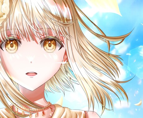 キラキラとした可愛いイラストを制作します アイコンやサムネイル、動画のイラストに！ イメージ1