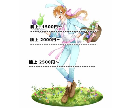 安値で商用利用可能なイラスト描きます 老若男女問わずアニメ塗り風の1枚絵はいかがですか！ イメージ2