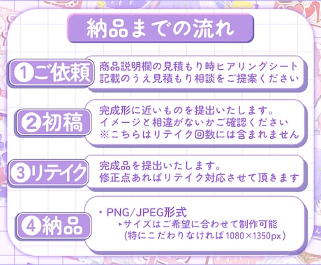 Vtuber様向け！宣伝画像つくります 細部まで豪華なキラキラのデザインが得意です✨ イメージ2