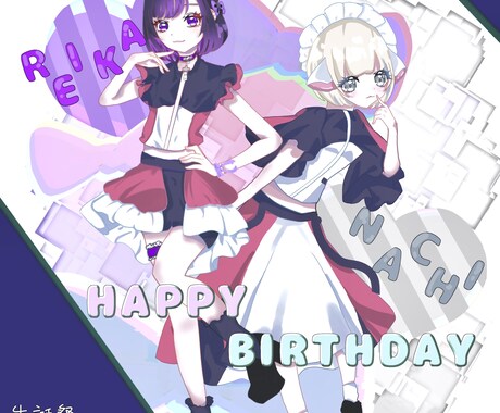 アイコン、立ち絵制作いたします オリジナルキャラクターイラスト制作致します イメージ2