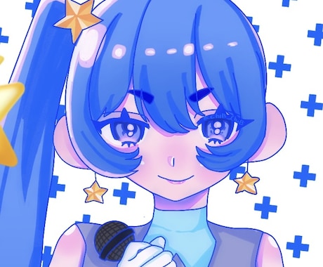 女の子キャラクターの立ち絵を描きます イメージ1