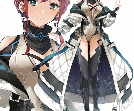 Vtuber、IRIAM用など立ち絵制作いたします 男女問わず目を惹くイラストの制作を心がけております！ イメージ2